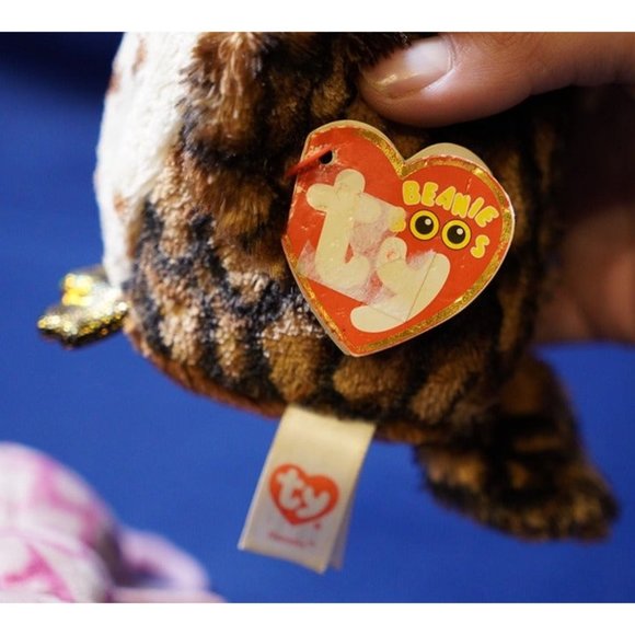 TY Beanie Babies Owls Lot of 2 Pinky‎ and Sammy No Issues - Picture 7 of 7